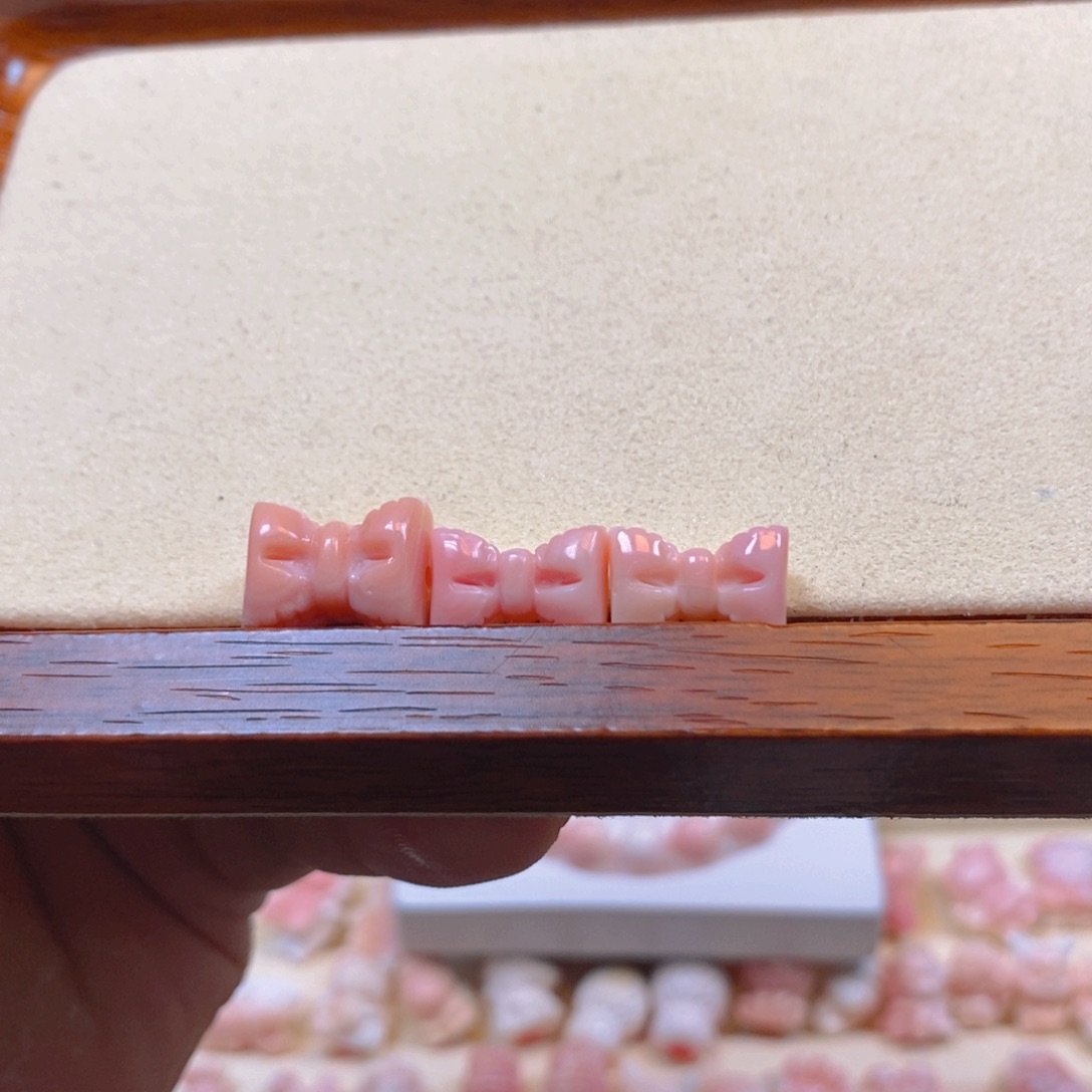 贝壳手串/手链粉色蝴蝶结