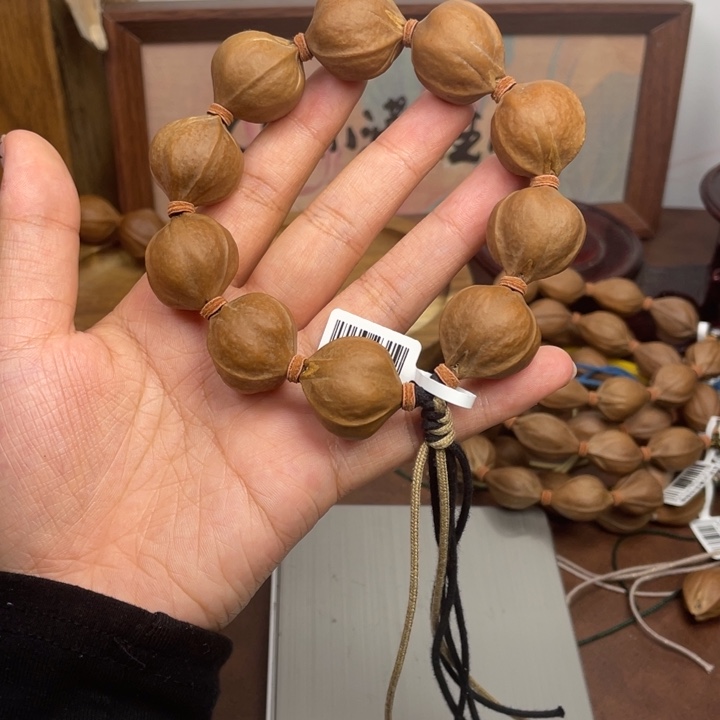 热***友手串/手链橄榄核23*25梅林铁核