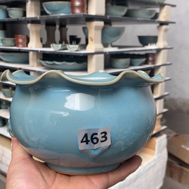 爱***意陶摆件-级品原矿釉原产地汝瓷