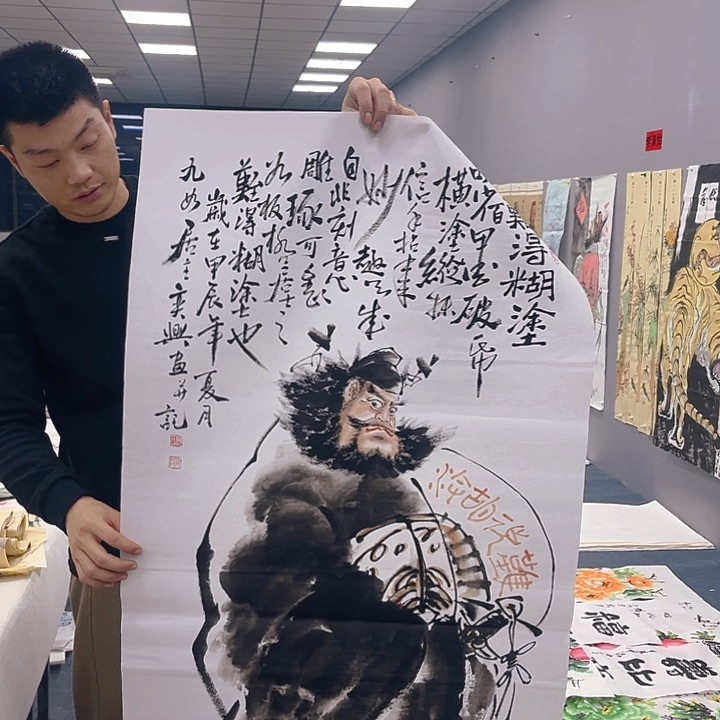 国画纯手绘字画宣纸