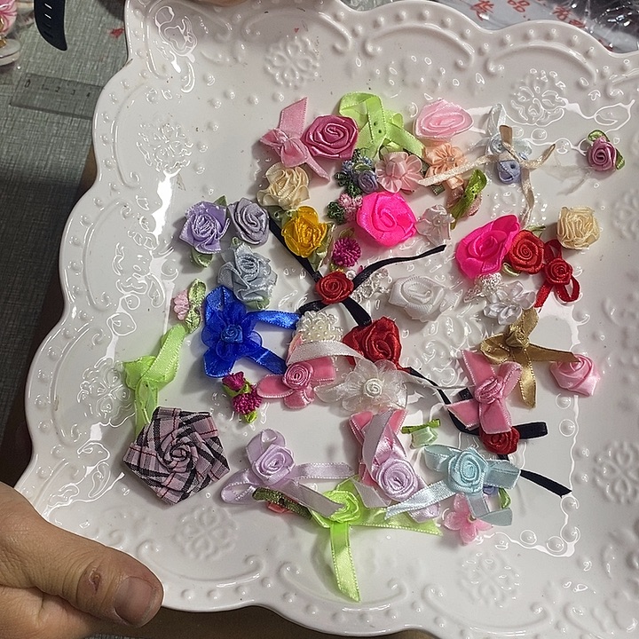 辅料手工闪购花朵