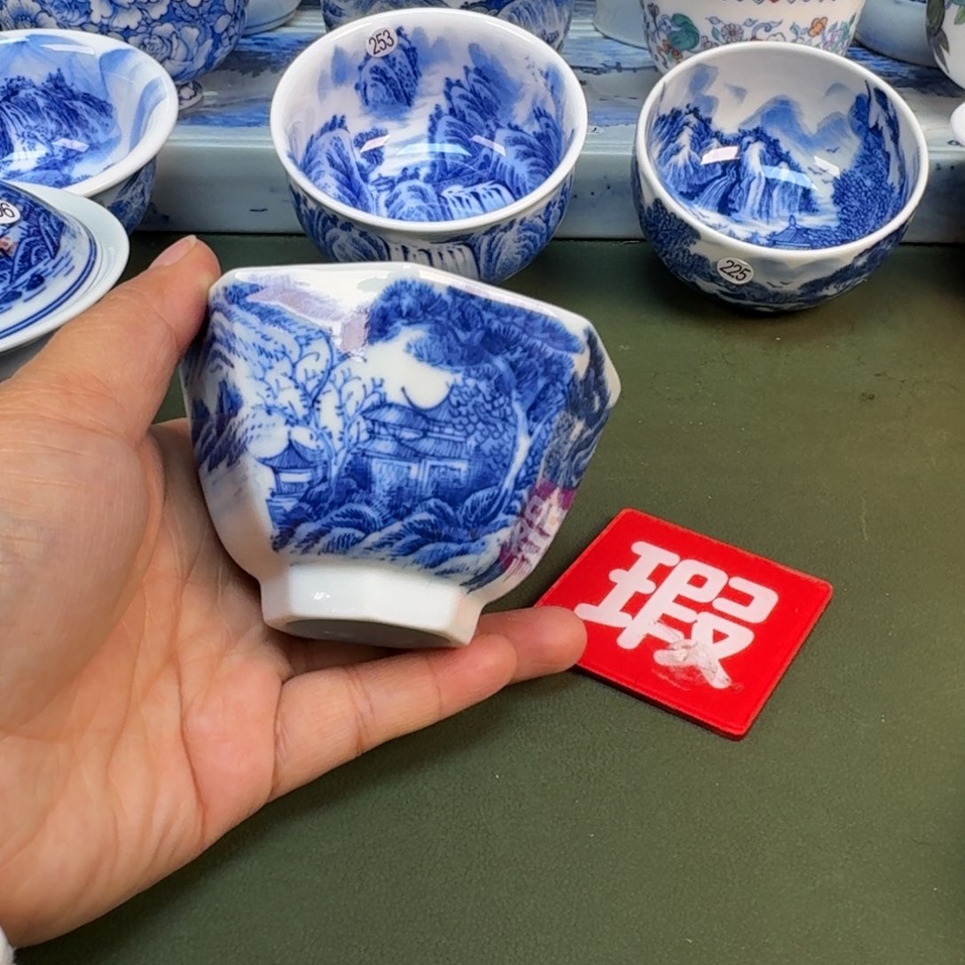 陶景德镇纯手绘茶具圆圆283