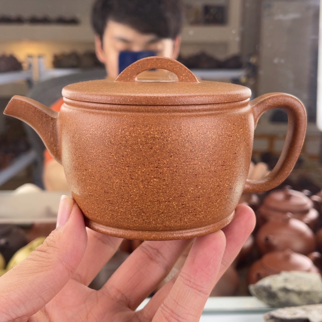 茶壶紫砂180cc黄降坡茶壶