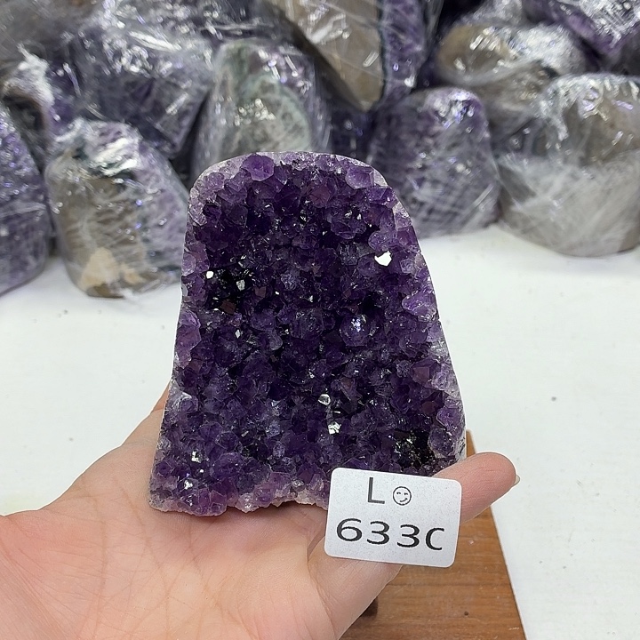 未镶嵌水晶摆件天然紫水晶