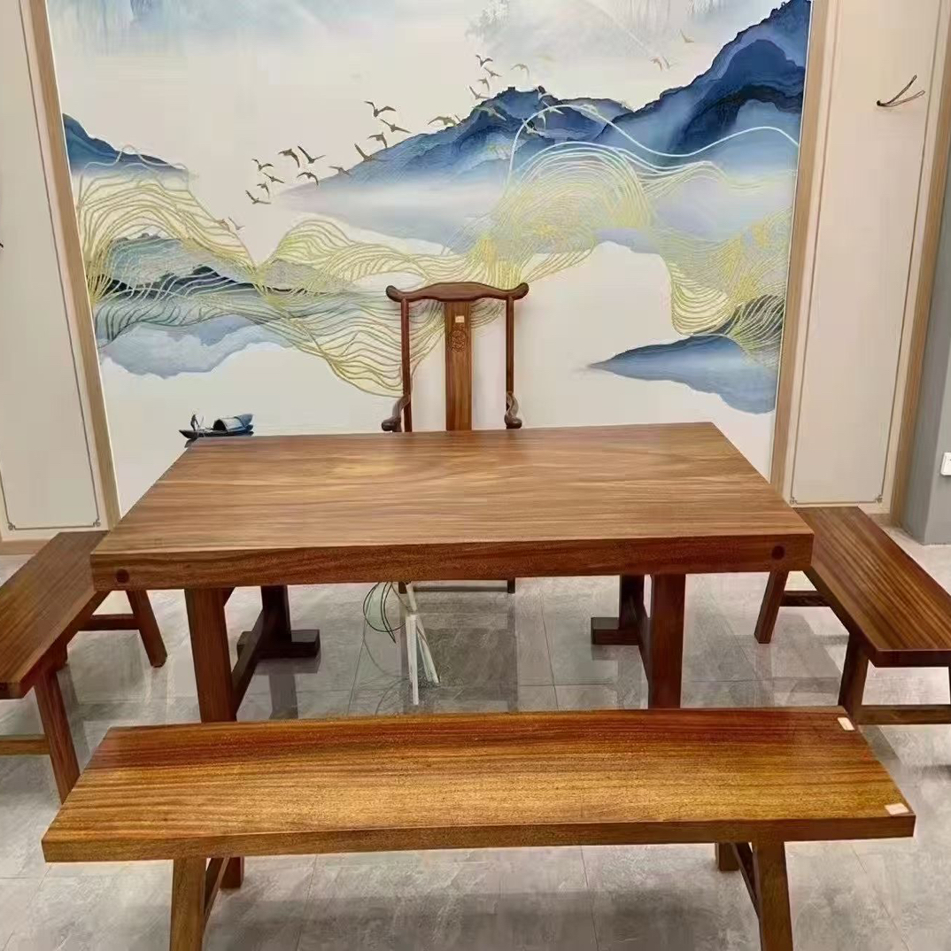 实木大板直播间专拍一板多用餐桌茶桌书桌办公桌