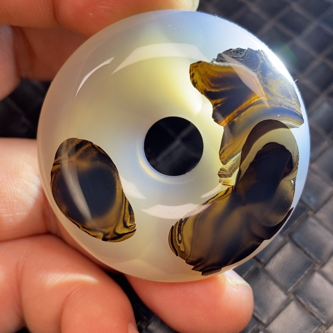 玛瑙/玉髓未镶嵌颈饰挂件