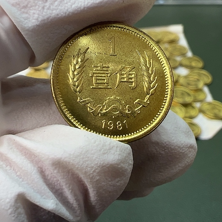 其他普通金属1981年1角一枚扣盒
