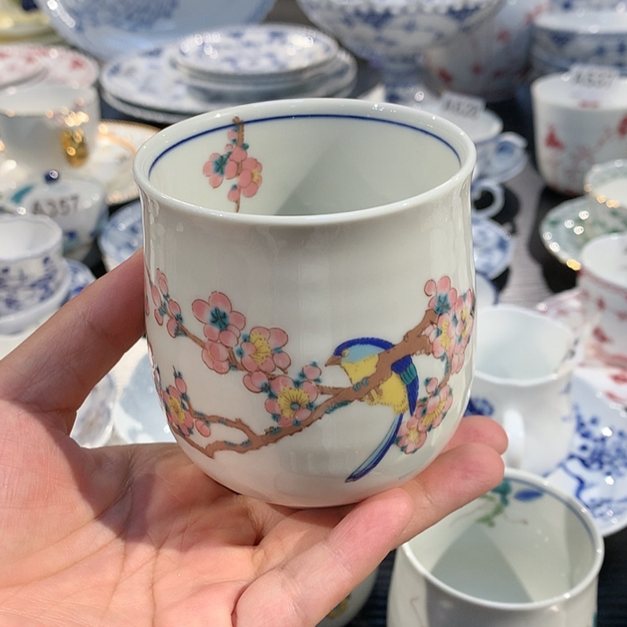 【闪购商品】瓷片手握杯