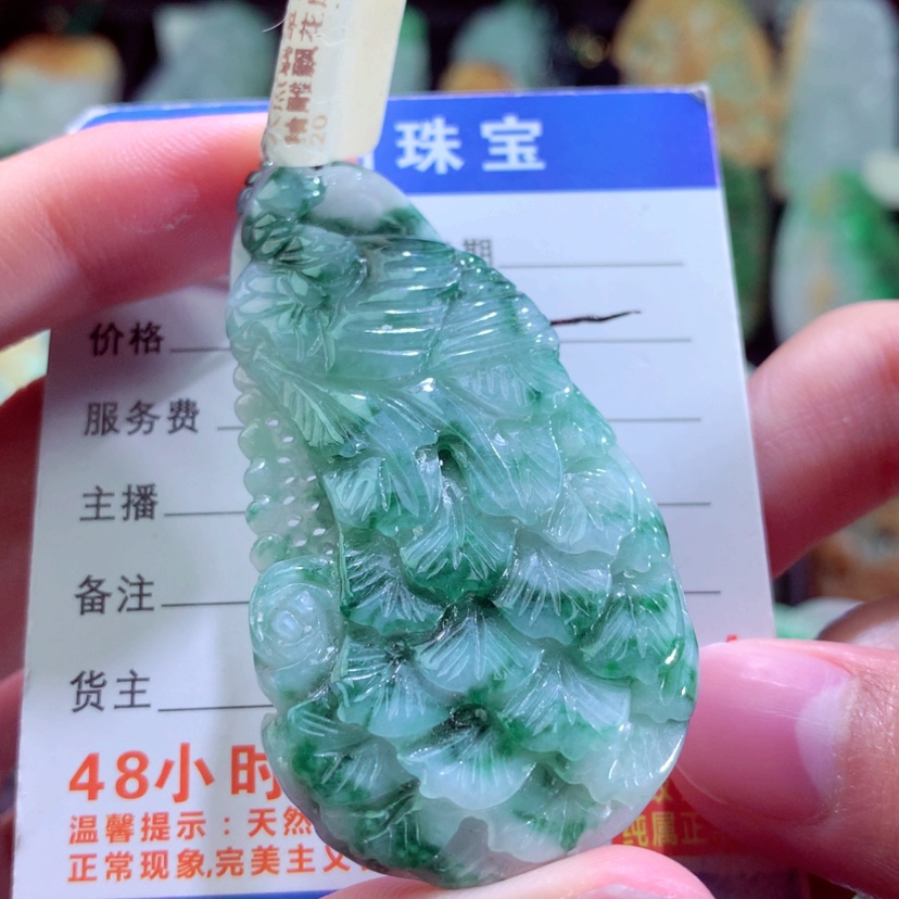 【闪购商品】翡翠颈饰未镶嵌挂件