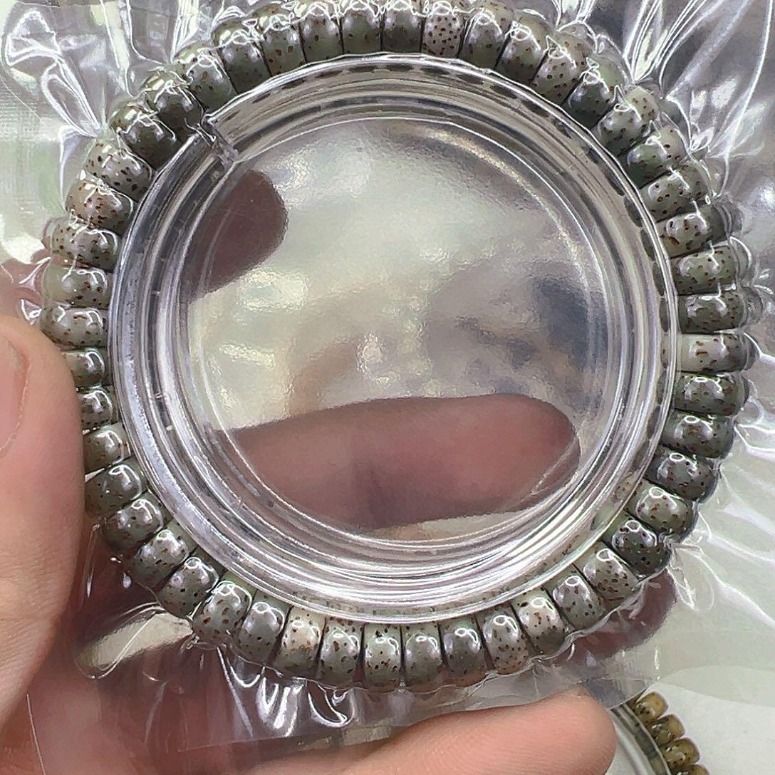 手串星月菩提3入门糯冰石玉星月菩提药片单圈9左右