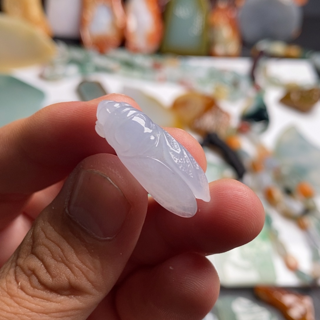定制翡翠未镶嵌一鸣惊人