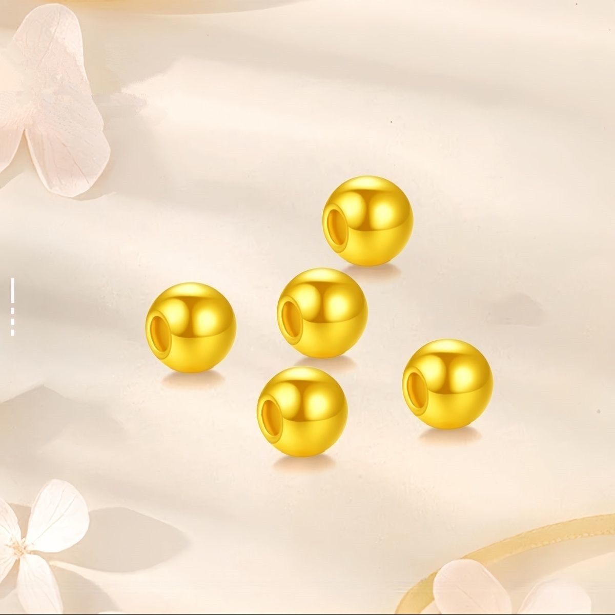 跨年爆款  卡5mm  圆珠配珠手工编织