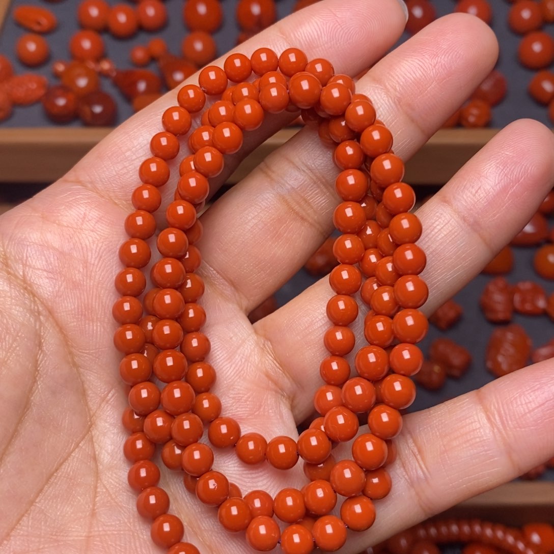 南红玛瑙配饰未镶嵌林*闹串