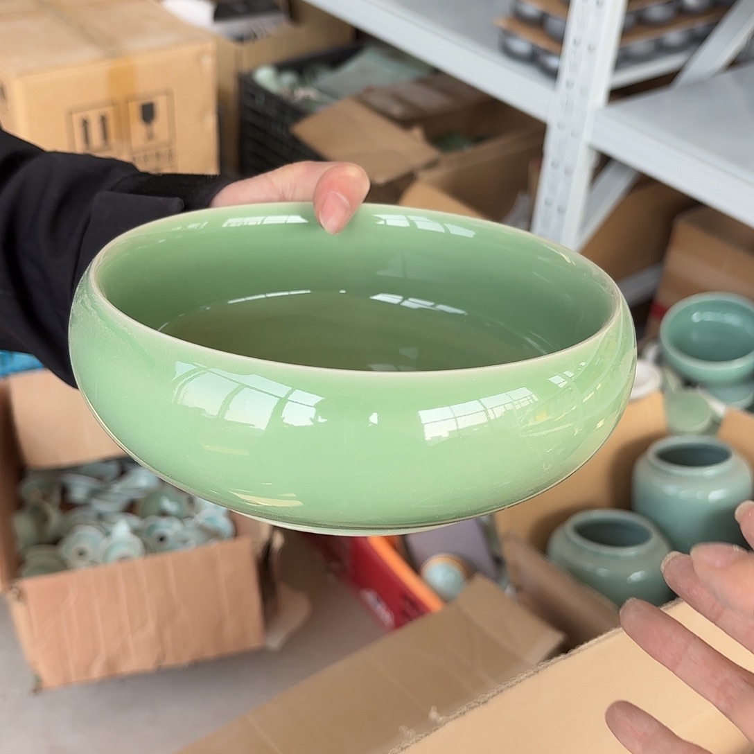 龙泉云间青瓷小米茶器