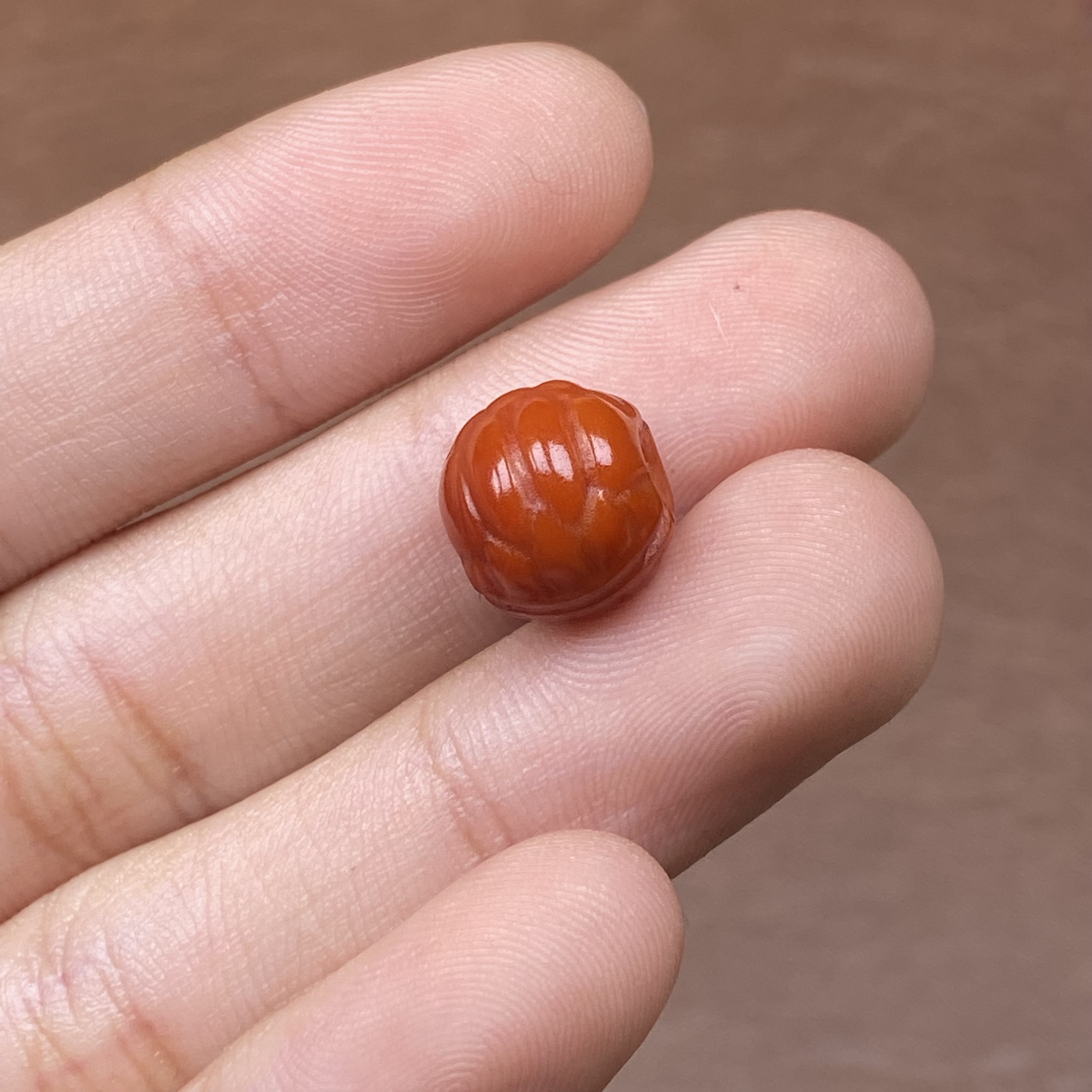 南红玛瑙桶珠顶珠富甲9mm腰珠直播间选购多样性发一