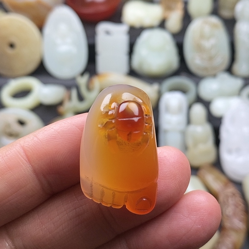 【闪购商品】玛瑙/玉髓挂件未镶嵌