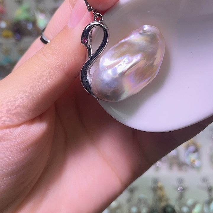 颈饰合金淡水珍珠01