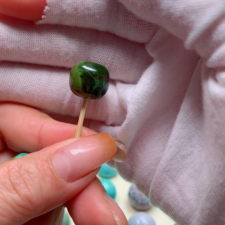 绿松石原矿未镶嵌I****本