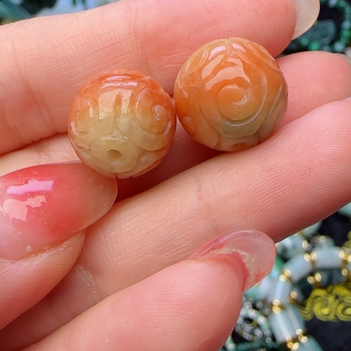 翡翠颈饰未镶嵌天然A货51