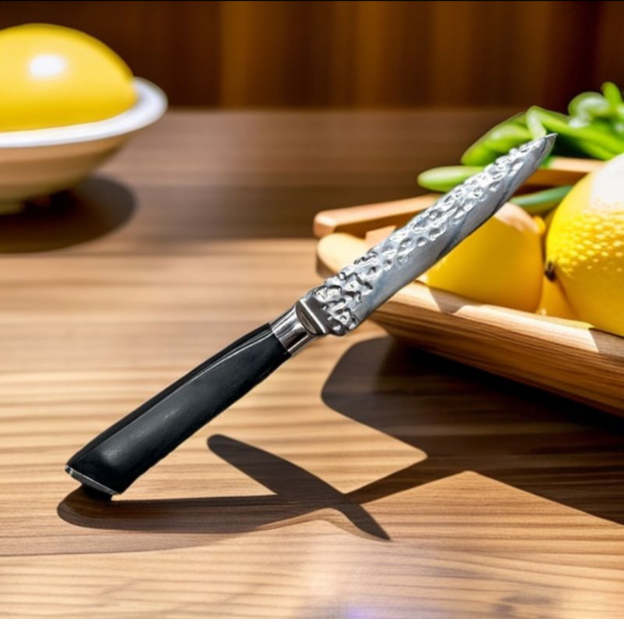 Z精致锤纹小水果刀