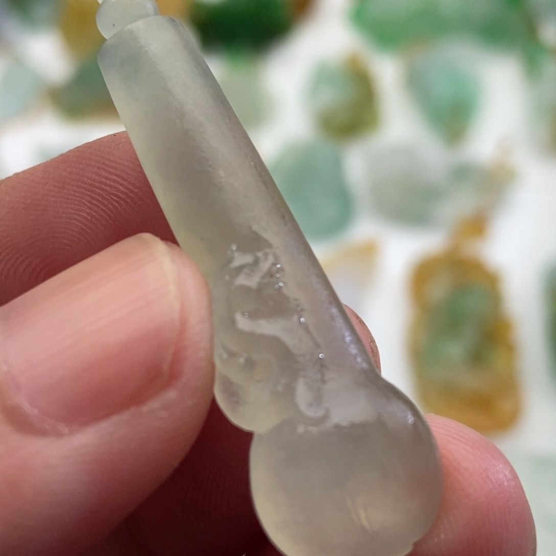 未镶嵌定制翡翠一笔成龙