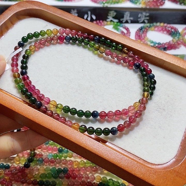 碧玺手链未镶嵌碧玺手链5.4毫米