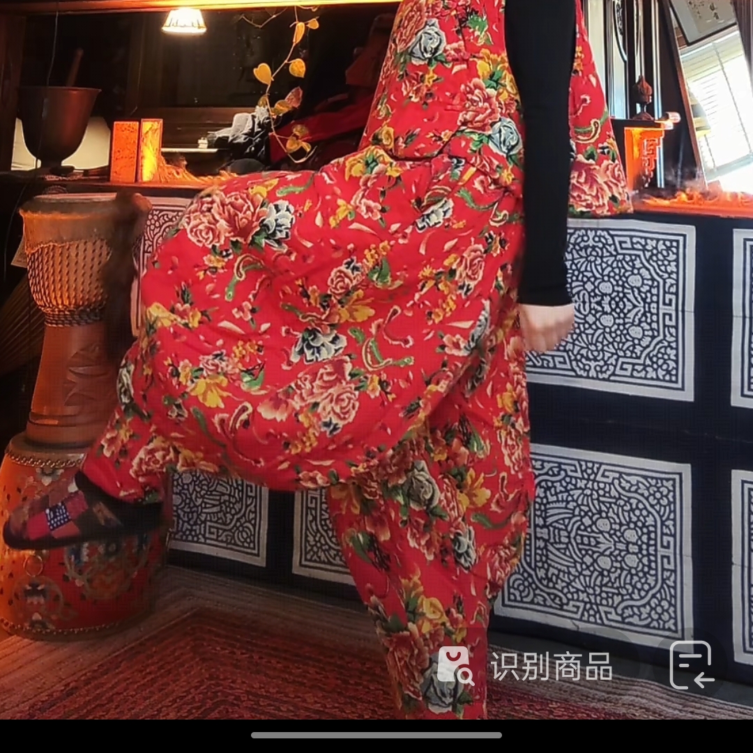 東森家设计师新款百搭花色西瓜棉裤