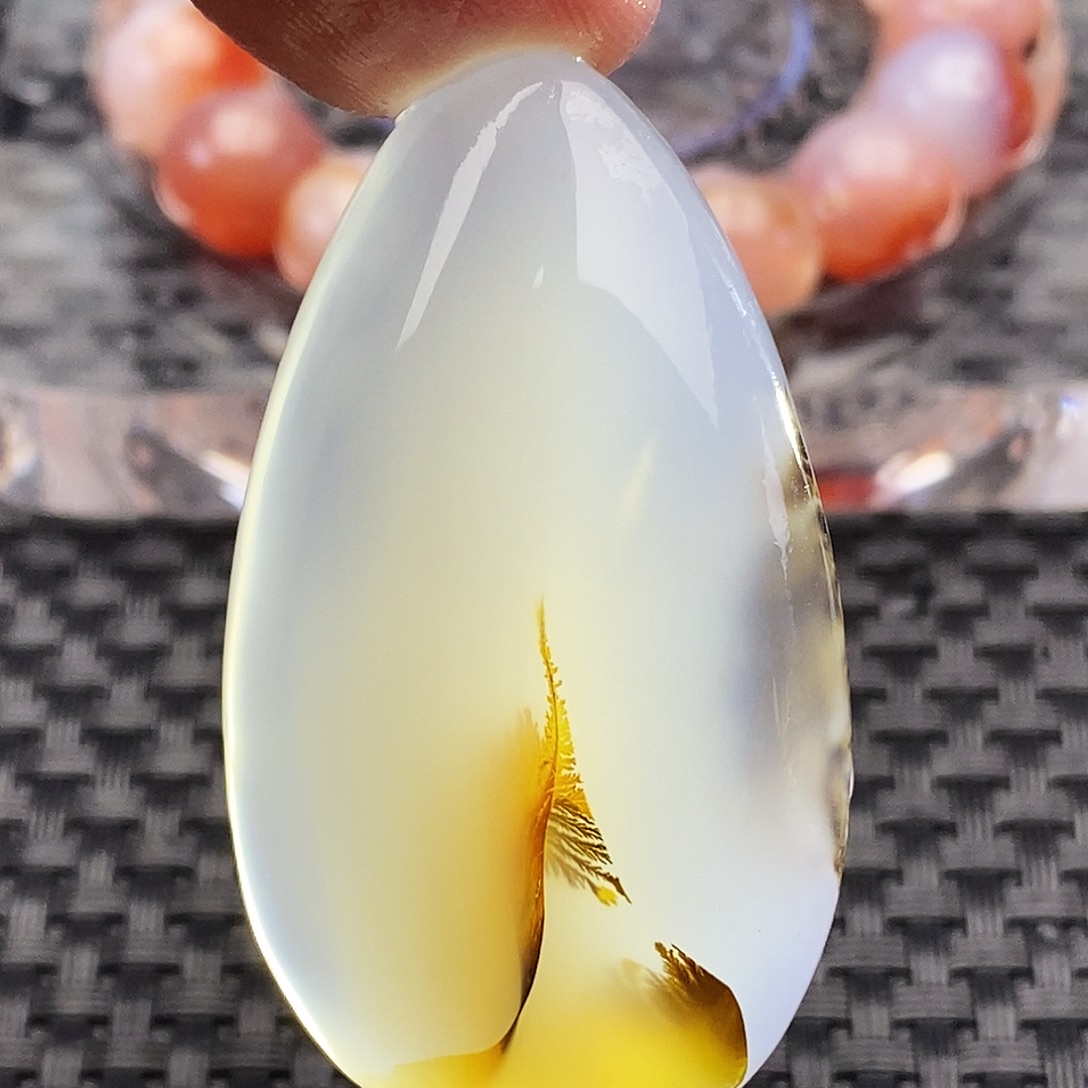 玛瑙/玉髓未镶嵌吊坠(不含链)107