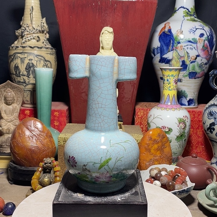 瓷片青花瓷器手工制作