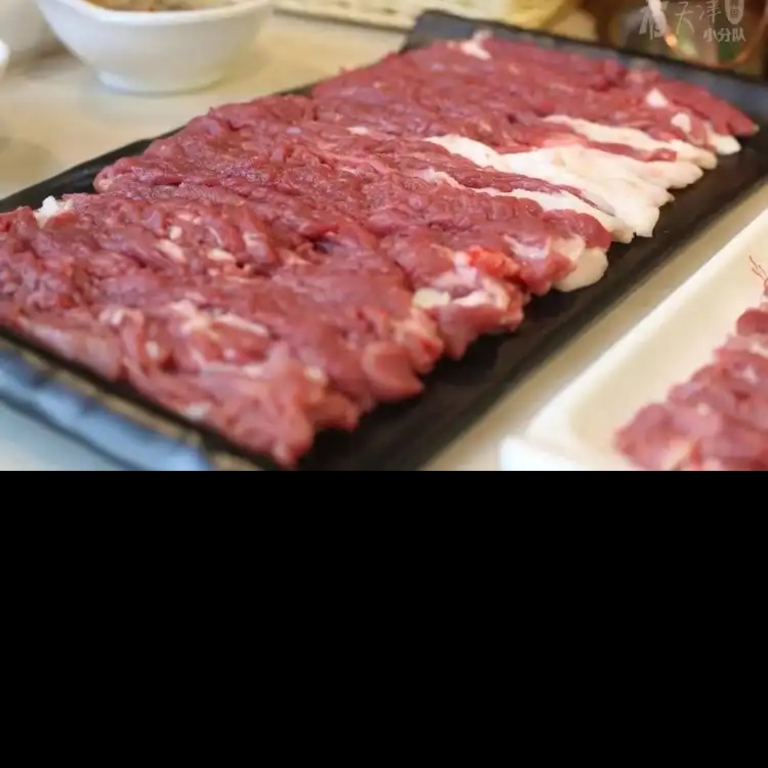 手切鲜羊后腿片500克