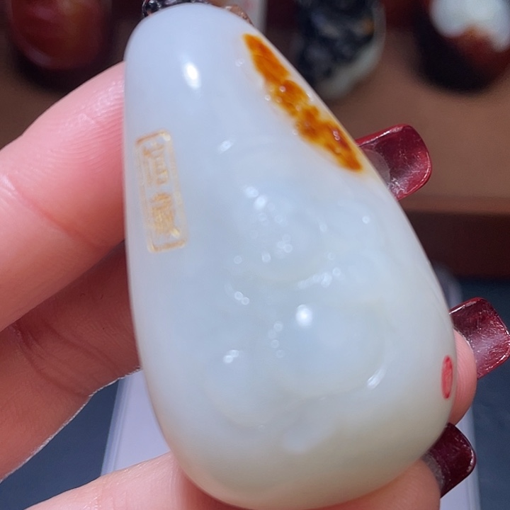 和田玉未镶嵌颈饰X7 