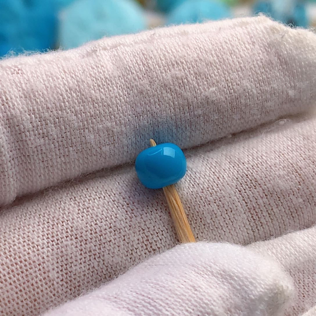 未镶嵌绿松石珠宝奇石小*6.3mm