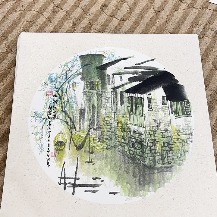 国画花鸟的羽毛和蝴蝶都50.50