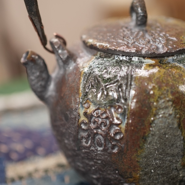 【松之凡】华土原矿陶土柴烧手作煮水壶550cc