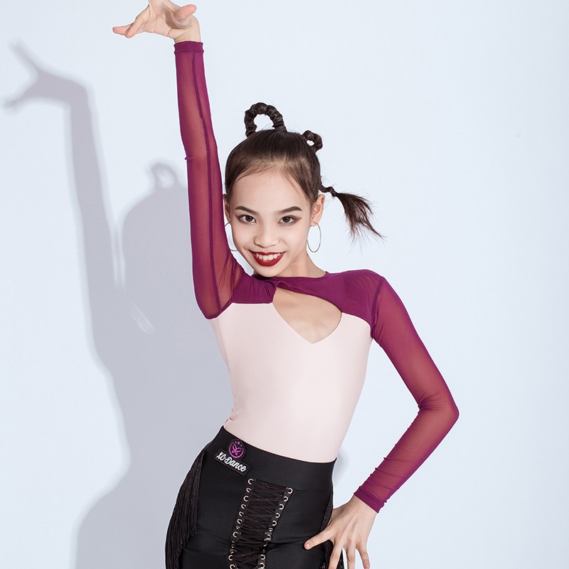 星辰舞服拉丁舞裙女儿童新款练功服舞台演出服集体亮眼吸睛套装