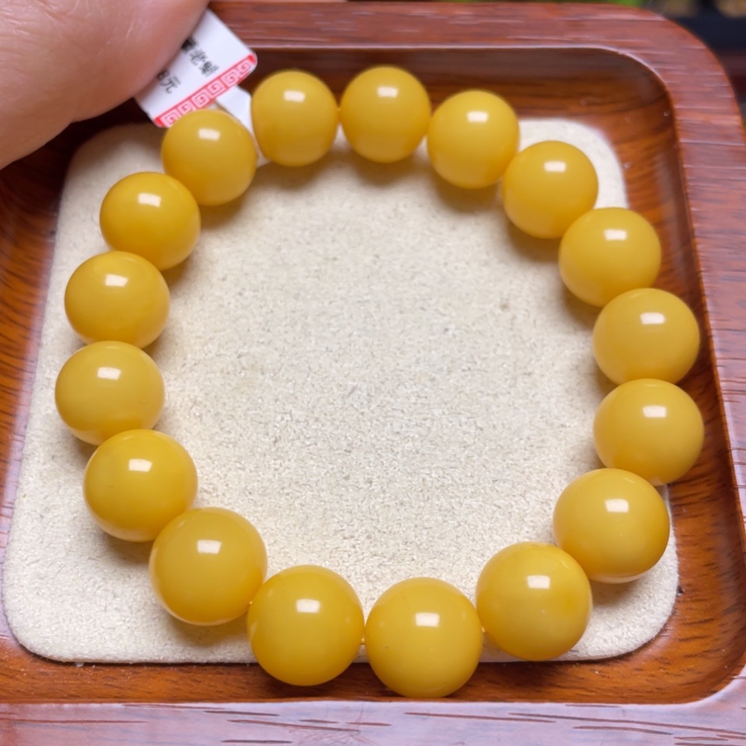 蜜蜡手链未镶嵌手串