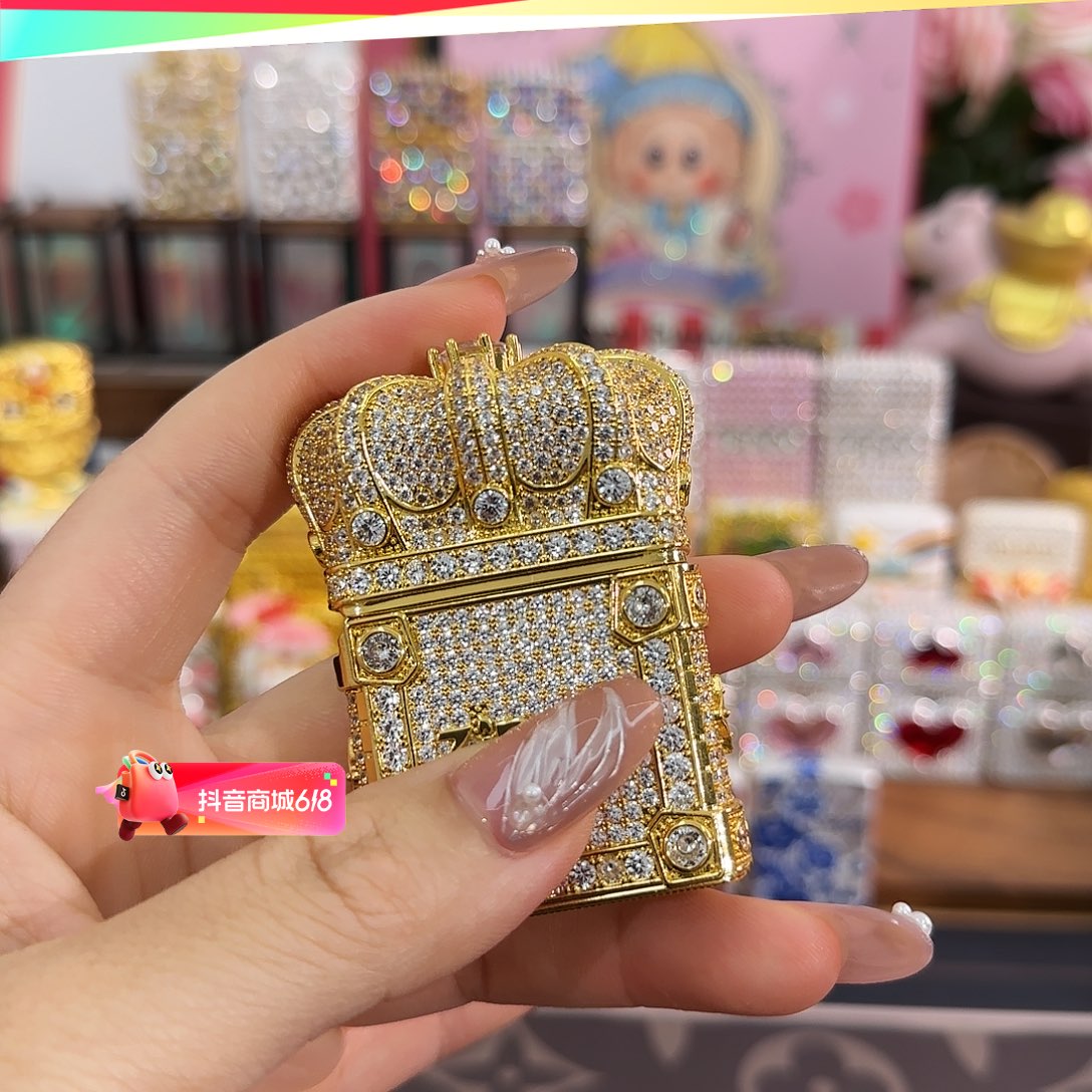 Ｔ***TZippo 满钻皇冠带礼盒两个