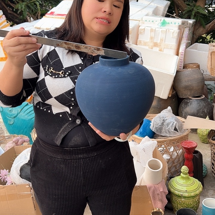 瓶高度23厘米口径7厘米微瑕捡漏