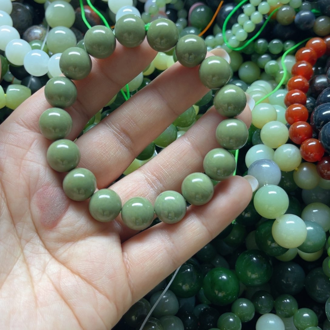 和田玉手链未镶嵌