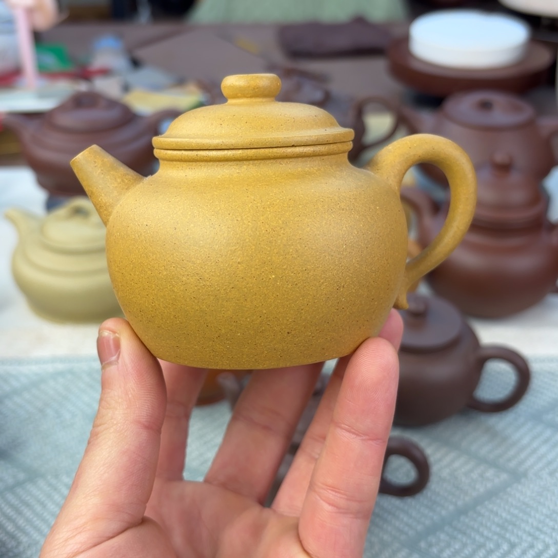 紫砂茶壶微瑕 大彬圈钮 180cc