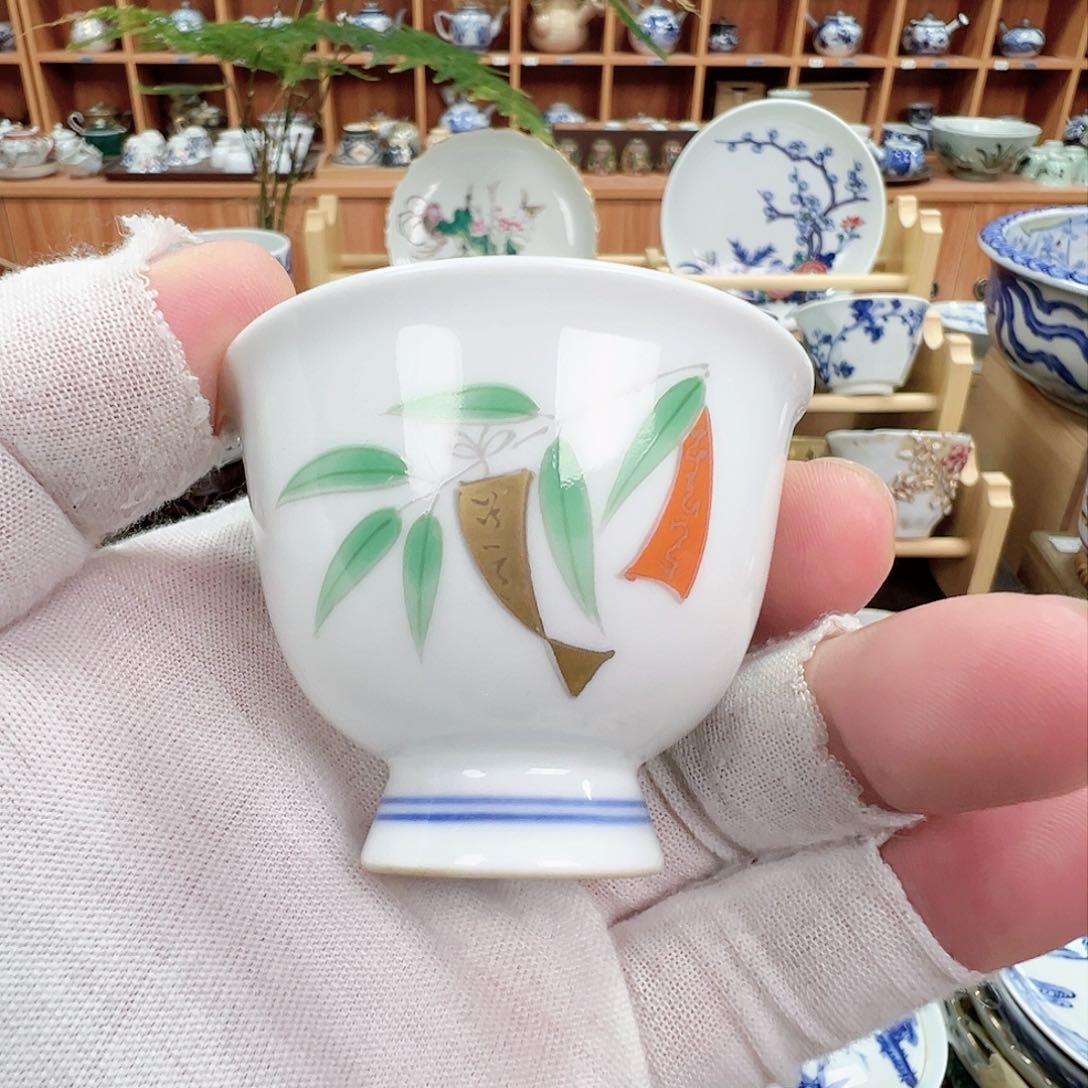 柴窑茶具茶壶茶杯