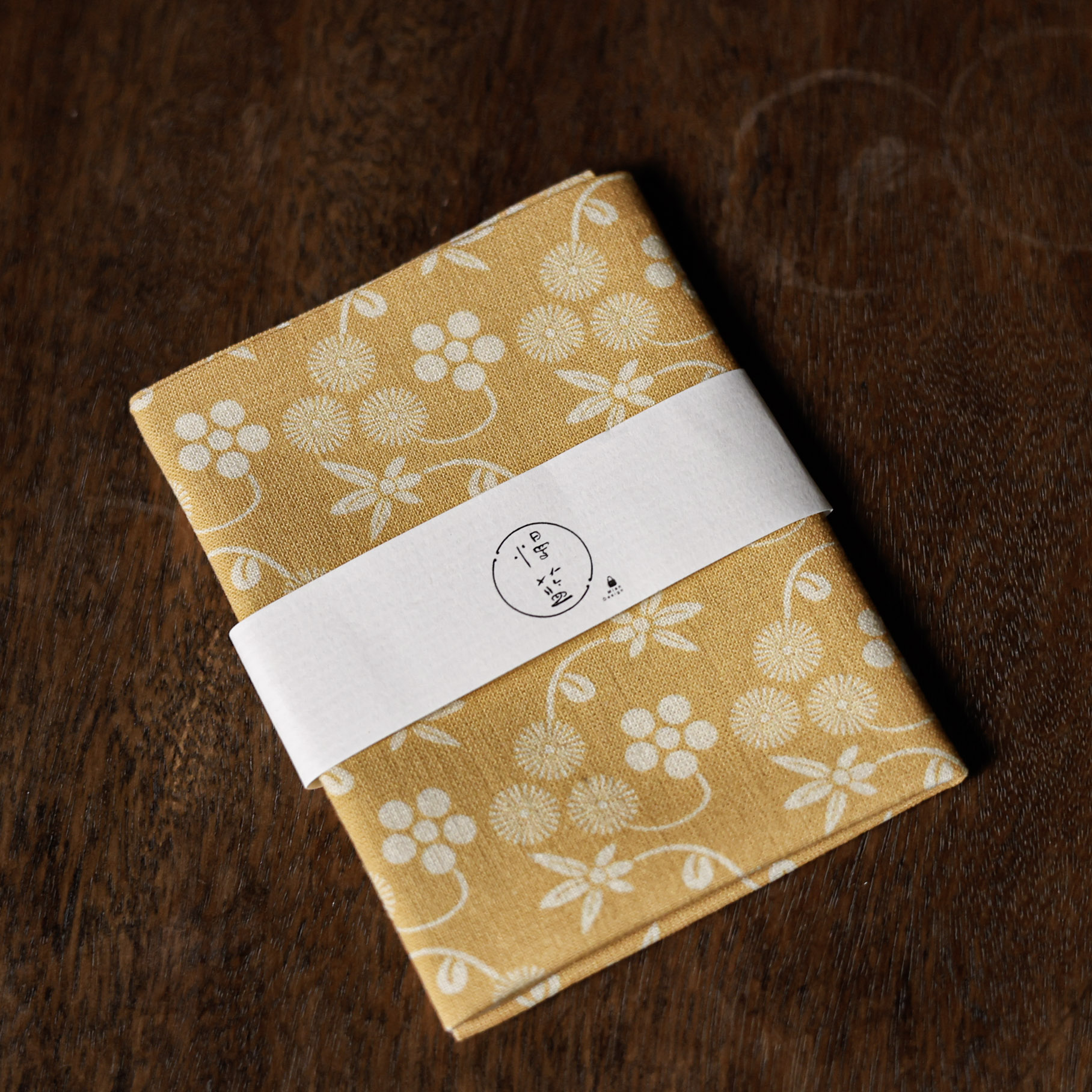 【悦生活】梅花雏菊(黄)茶巾（慢蓝S0053）