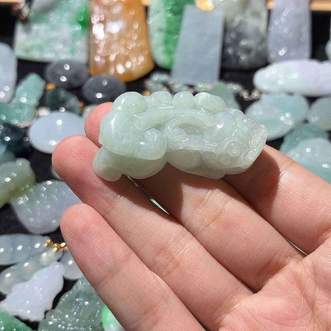 书***月翡翠未镶嵌吊坠(不含链)