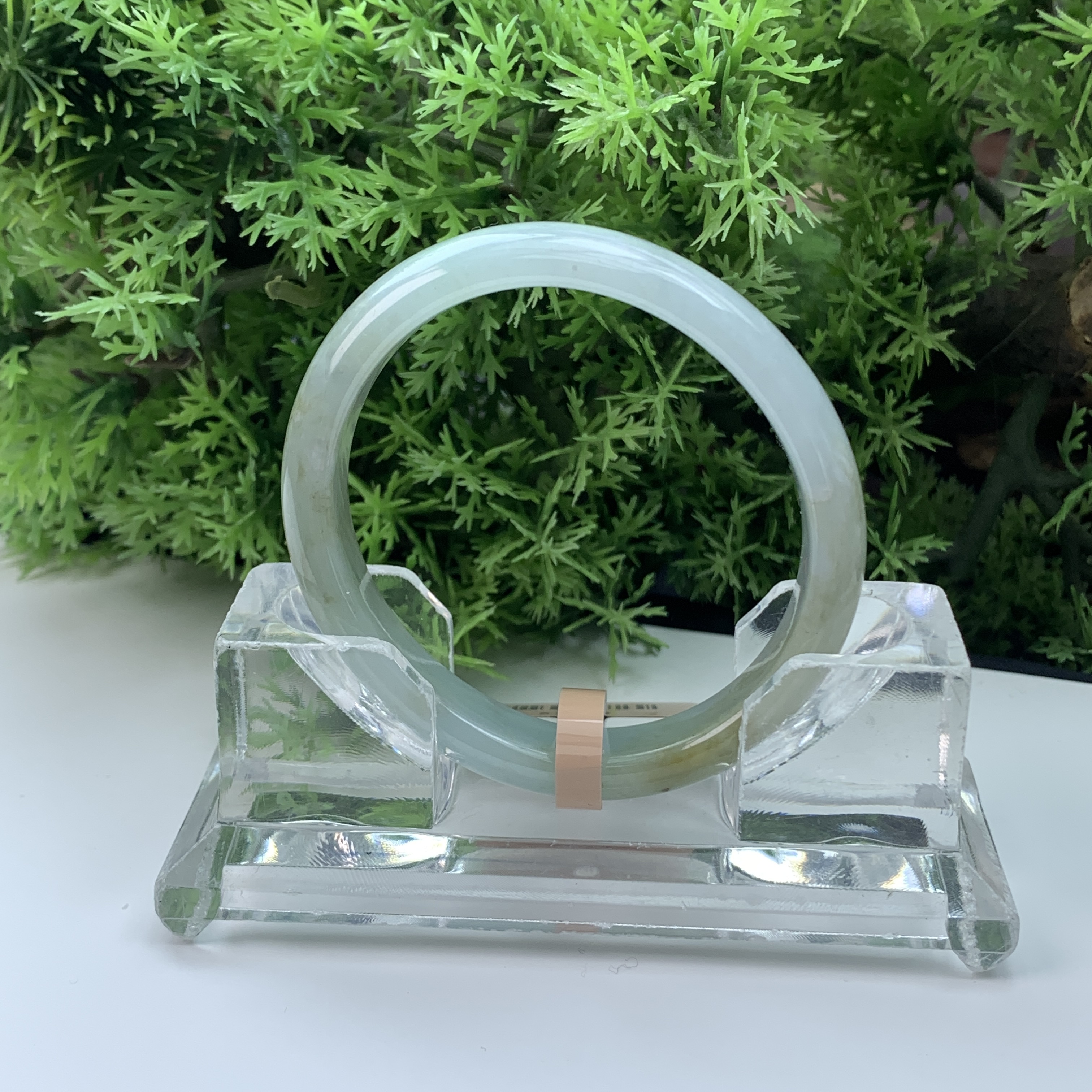 【刘思懿】天然缅甸A货翡翠手镯-H-4