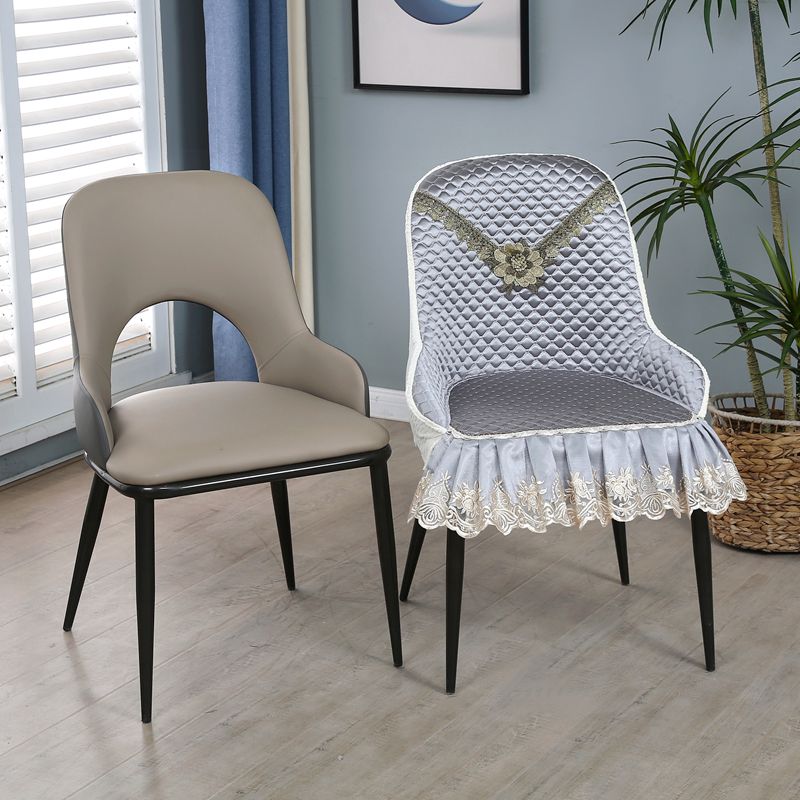 全扶手椅子套罩弹力家用简约现代靠背餐椅套轻奢凳子套四季通用垫