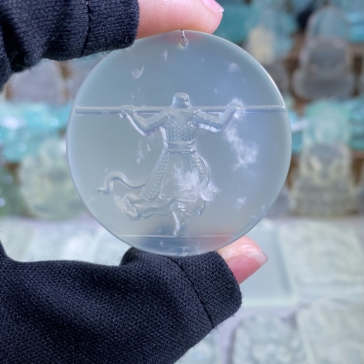 岫玉吊坠未镶嵌吊坠