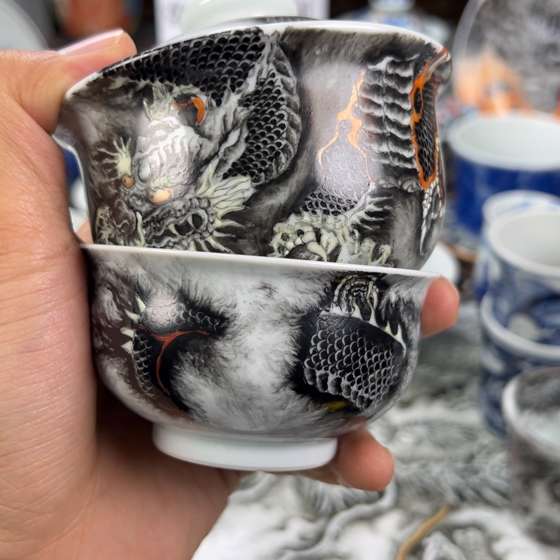 我***碧景德镇手工手绘陶瓷