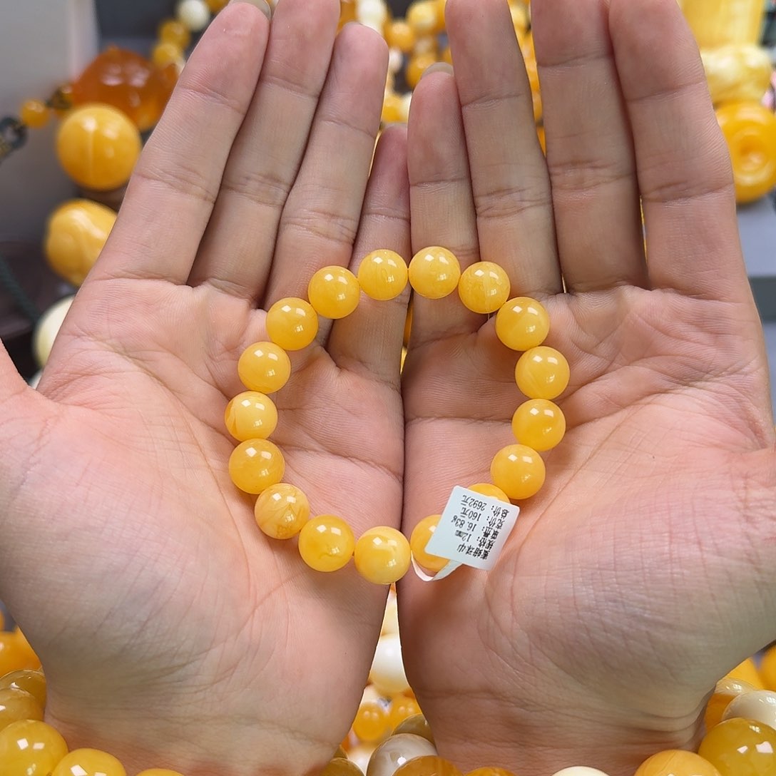 蜜蜡珠宝奇石未镶嵌12mm