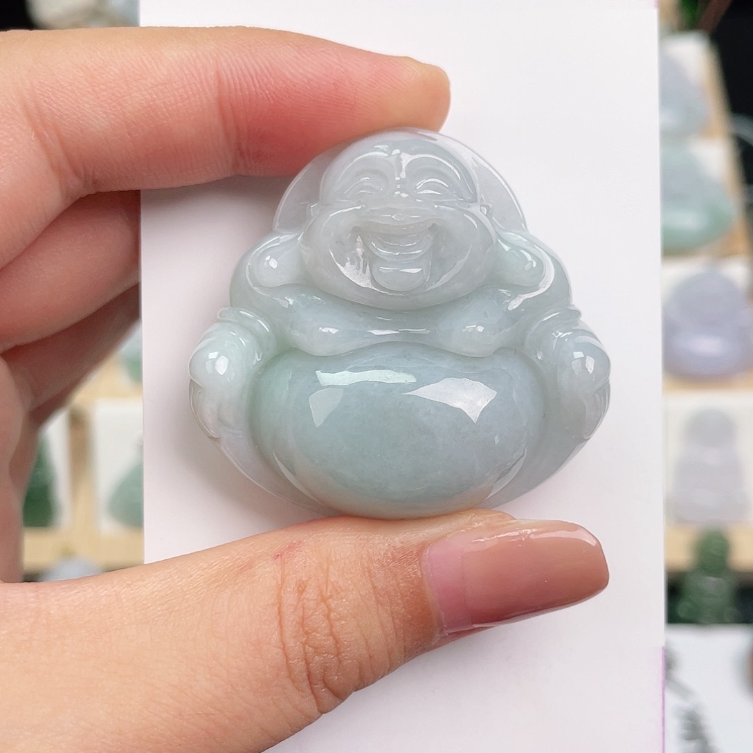 颈饰未镶嵌翡翠佛公