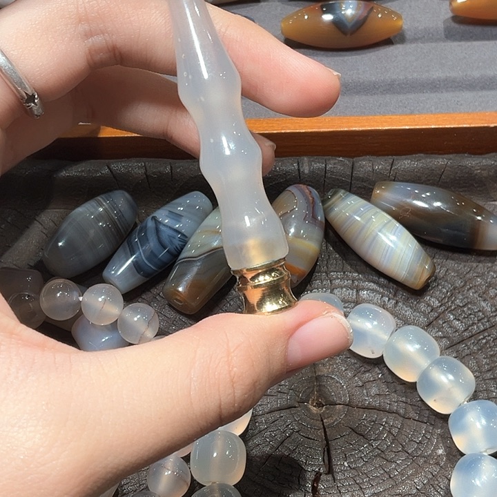 玛瑙/玉髓吊坠(不含链)未镶嵌